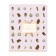 Notebook 24 sheets in a cage "Sweets", cover covered paper, mix