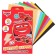 Cardboard color with sparkles, A4, 8 sheets, 8 colors, non -moped, bilateral, in the folder, 250 g/m², cars