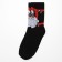 New Year's socks KAFTAN "Santa" size 41-44 (27-29 cm), black color