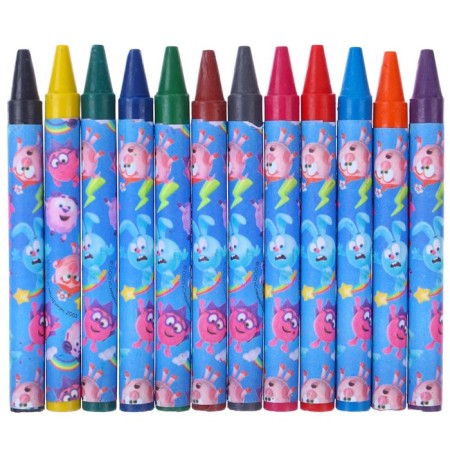 Wax pencils, set of 12 colors, mixes-1