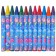 Wax pencils, set of 12 colors, mixes