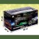 Radio -controlled "military" truck, works on the battery, the color is green