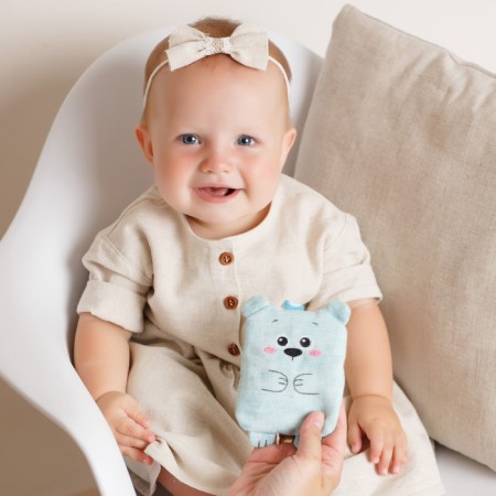 Developing toy-grip "Bear Baby" with cherry bones-2