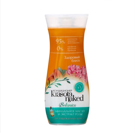 Krasota Naked Botanics hair conditioner, healthy shine, 265 ml-4