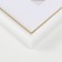 Photo frame Plastic "Mira" 13x18 cm, 636461-5, white with gold (plastic screen)