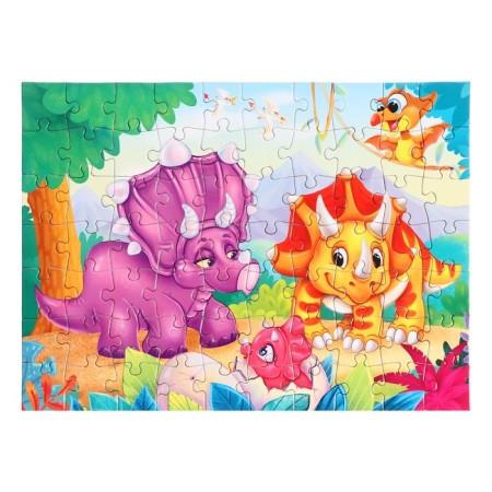 Puzzle "World of Dinosaurs" No. 45, 70 elements-3