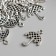 Decor for creativity Metal "Umbrella in a net" silver 2.1x1.6 cm