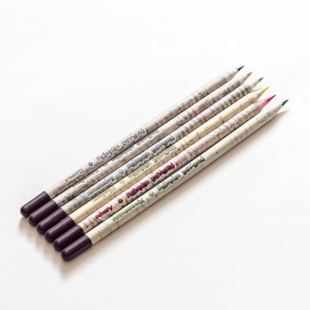 Growing gift pencils "Alpine meadows" set of 3 pcs. Black-9