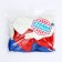 Latex ball 12 “Tricolor”, pastel, set of 30 pcs., Blue, white, red colors