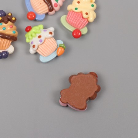 Decor for creativity plastic "Set of cakes" set 5 Sh 3x2.3x1 cm-2