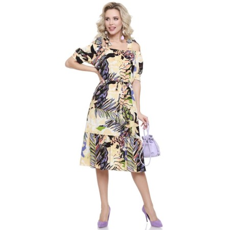 Women's dress "Dancing in the sand", size 44-1