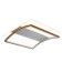 Luer with DND "Meander" LED 120W 3000-6000K gold 48x48x10 cm Bayerlux