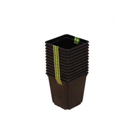 Pot for seedlings, 250 ml, d = 7 cm, h = 8 cm, black-6