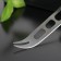 Venus shaft knife, stainless steel, black color