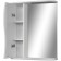Bathroom Closher Mirror Iceberg Wave 50, Left