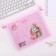 Folder for notebooks A5, 230 x 190 x 50 mm, lightning from above, plastic, calligrata "Bunny"