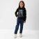 Children's hoodie Minaku: Exclusive Print, Black color, height 122 cm