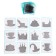 Lotto for kids "in the castle of a wizard. We select silhouettes ", 3+