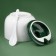 Sugar of the New Year's share "Christmas evening", 550 ml, ceramics, white color