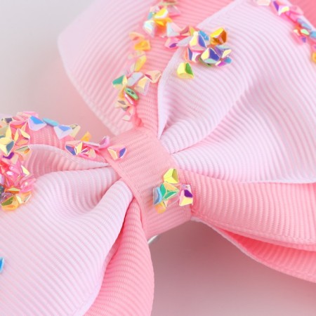 Outlet. Hair bow on a hairpin, 12 cm, princesses-3