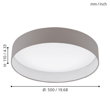 PALOMARO LOW 24W LED Gray 50x50x111cm-2