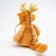 Soft toy "Dragon", brown color
