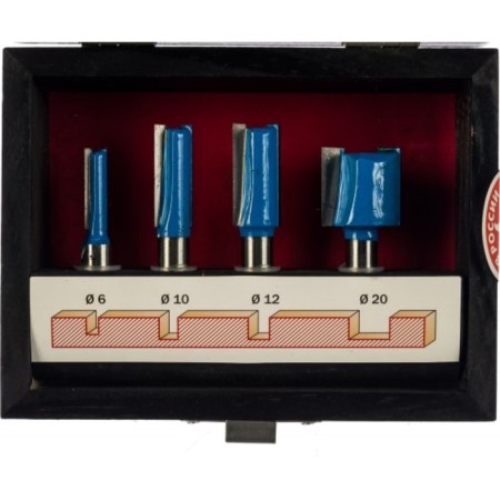 Set of milling bison 28795-H4-1, profile, on wood, 4 pcs.-1