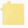 Set for bathing the crumb I (a corner towel 85*85 ± 2cm, towel 40*55cm, mittens) SV-yellow