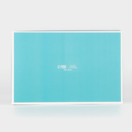 Confectionery packaging, Makarun with PVC lid, Best Wishes, 17 x 12 x 3 cm-4