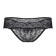 Panties Eromantica, Juno, with access, black color, size 42-44