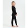 Children's thermal underwear (longshit, leggings) Black color, height 128 cm