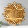 Figure "Snowflake" Large gold, half, 66.7x63.5 cm