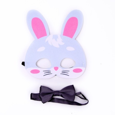 Carnival set "Merry Bunny" (mask+ butterfly)-1