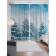 Photostes "Winter in the forest", Saten, size 145x265 cm, 2 pcs