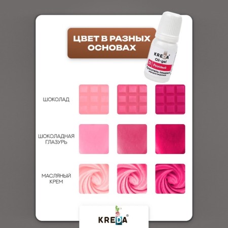 Oil-Gel diet, fat-soluble, pink, 10 ml-1
