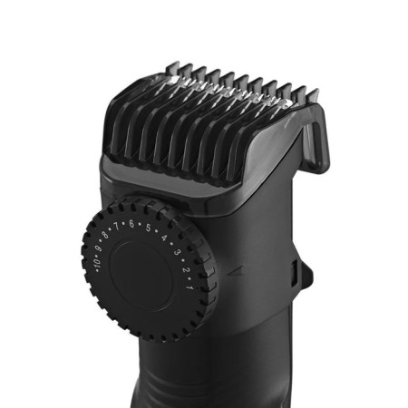 Trimmer KitFort KT-3134, for beard/mustache/nose, from battery, 5 nozzles, black-4