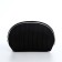 Cosmetic bag with lightning, black color