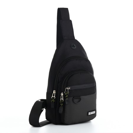 Backpack-sling, 17*8*30 cm, 2 lightning departure, 1 n/k, gray
