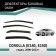 Defly window deflectors for Toyota Corolla (E140, E150), 2006-2013