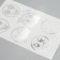 Stickers (stickers) "Smiles" 10x15 cm, color silver, 5-326
