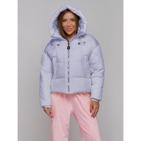 Winter jacket, size 42, purple color-4