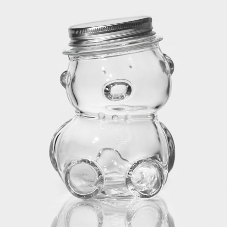 Glass jar for honey and jam "Medvet", 170 ml, 7 × 10 cm