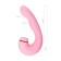 Multifunctional stimulator of the Jos Juna clitoris, pink color, 15 cm