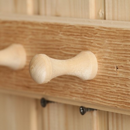 Ban "Classic" 2 hooks, linden, 20x2.5x6.5 cm old Rus'-2