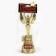 Nick Real Figure Cup "The best wife", plastic, gold, 19.5 x 7.3 cm