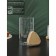 Glass Bank for bulk products with bamboo cover Bellatenero "Eco. Triangle ", 1 l, 10 × 19 cm