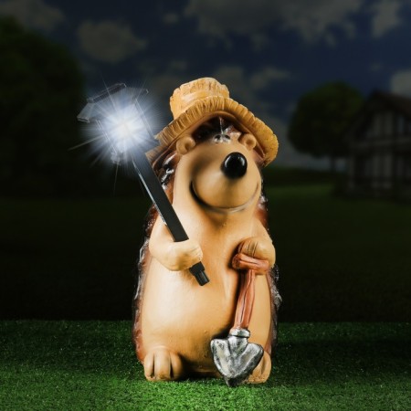 Garden Lanter "Hedgehog with a Lantern" 43cm