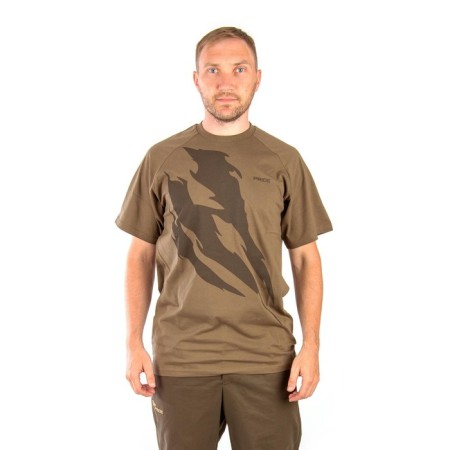 PRIDE CLAWS T-shirt, cotton, light brown, rf XXL