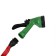 Rubber olive ripe hose, 12 mm (1/2 "), 15 m, in a textile braid, with a watering gun, color mix, Greengo