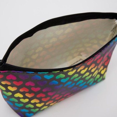 Cosmetic bag with lightning, black/multi -colored color-2